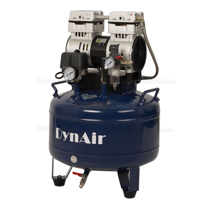 Dynamic DA7001 0.75KW/1HP Dental Oil Free Silent Air Compressor 30L Tank